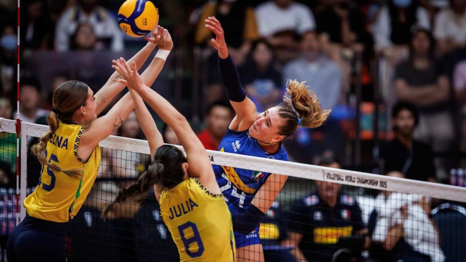 Brasil perde para Itália e fica fora da decisão do Mundial de vôlei
