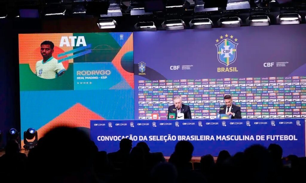 Ancelotti anuncia convocação com retorno de Vinicius Júnior e Rodrygo para amistosos na Ásia