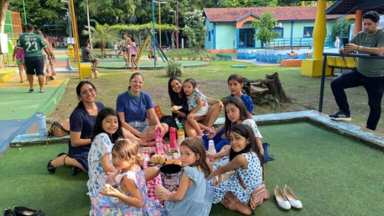 Lançamento do projeto de piquenique dominical no parque Cidade da Criança