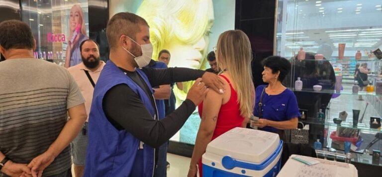 Shopping de Manaus recebe campanha de vacinação contra a Influenza