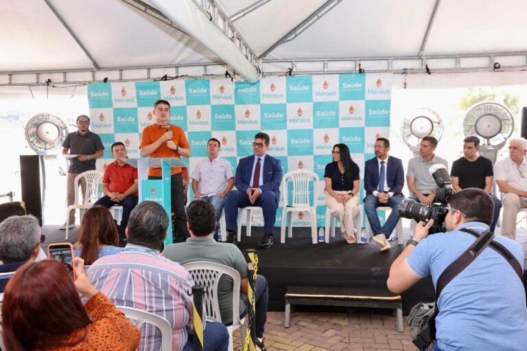 David Almeida lança obra do primeiro hospital municipal de Manaus com entrega prevista em 12 meses