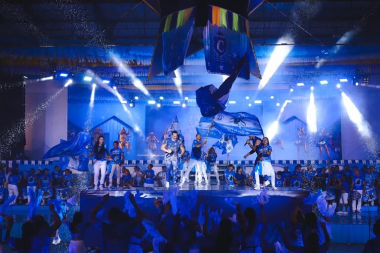 Caprichoso exalta Raça Azul durante ensaio e realiza mutirão para apoiar Marciele Albuquerque