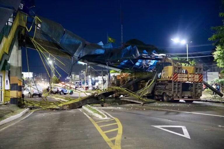 Avenida Torquato Tapajós terá interdições noturnas por obras da passarela Santos Dumont