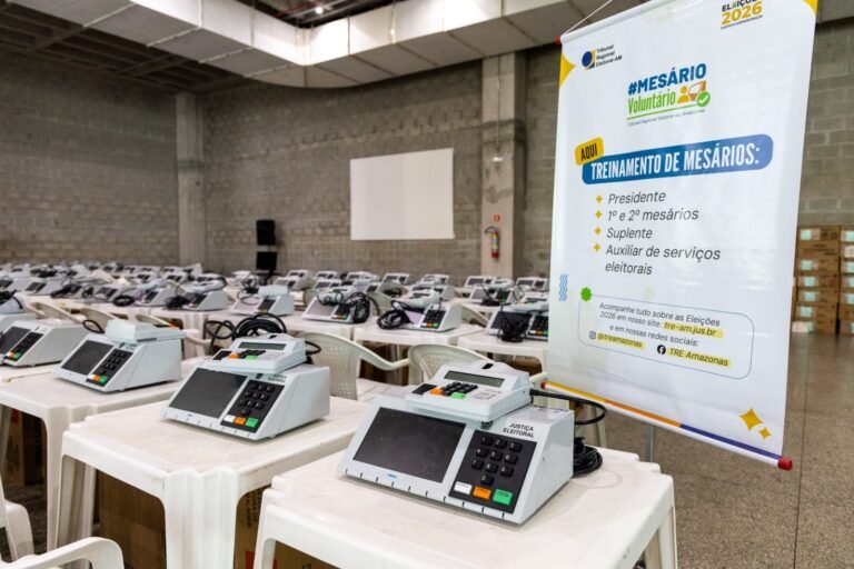 TRE-AM inicia treinamento de mesários para as Eleições 2026 nesta segunda-feira(3)