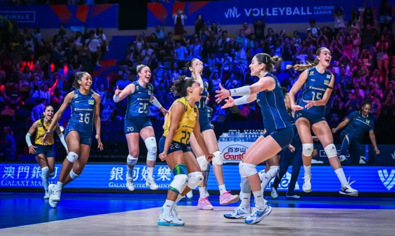 Brasil vence Itália e disputa final da Liga das Nações contra a Turquia em busca de título inédito