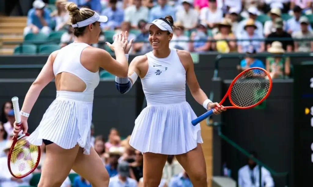 Luisa Stefani faz história e chega a final nas duplas femininas em Wimbledon pela primeira vez