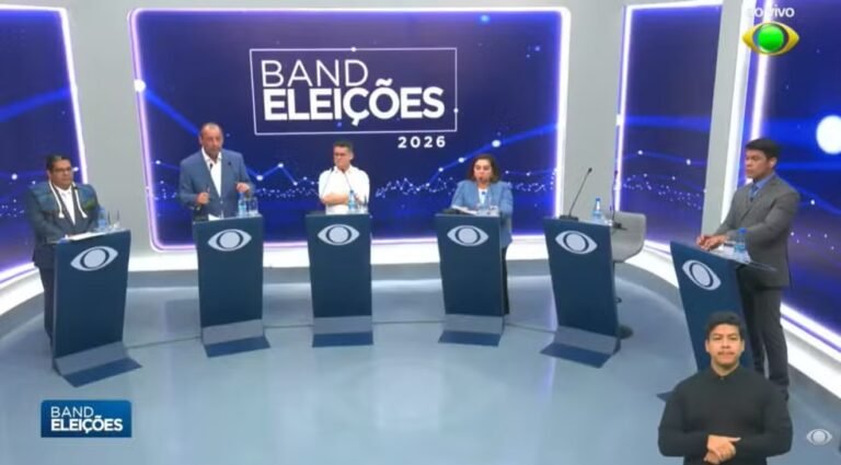 Primeiro debate ao governo do Amazonas tem embates sobre saúde, segurança e educação