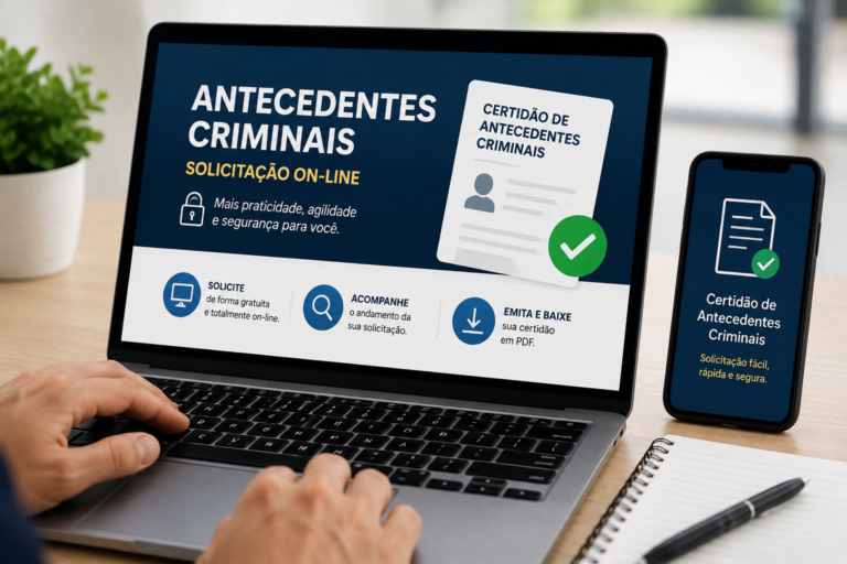 Antecedentes criminais pela internet