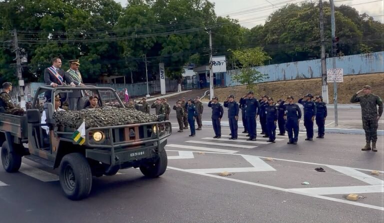 Forças de Segurança reforçam operação durante Desfile de 7 de Setembro em Manaus