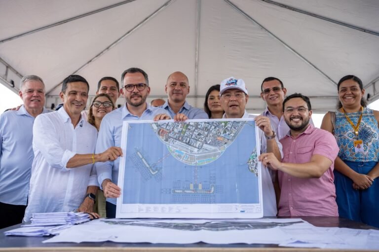 Novo Porto da Manaus Moderna avança com obra de quase R$ 1 bilhão