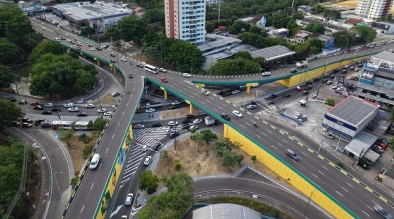 Viaduto Ayrton Senna será interditado à noite para manutenção em Manaus